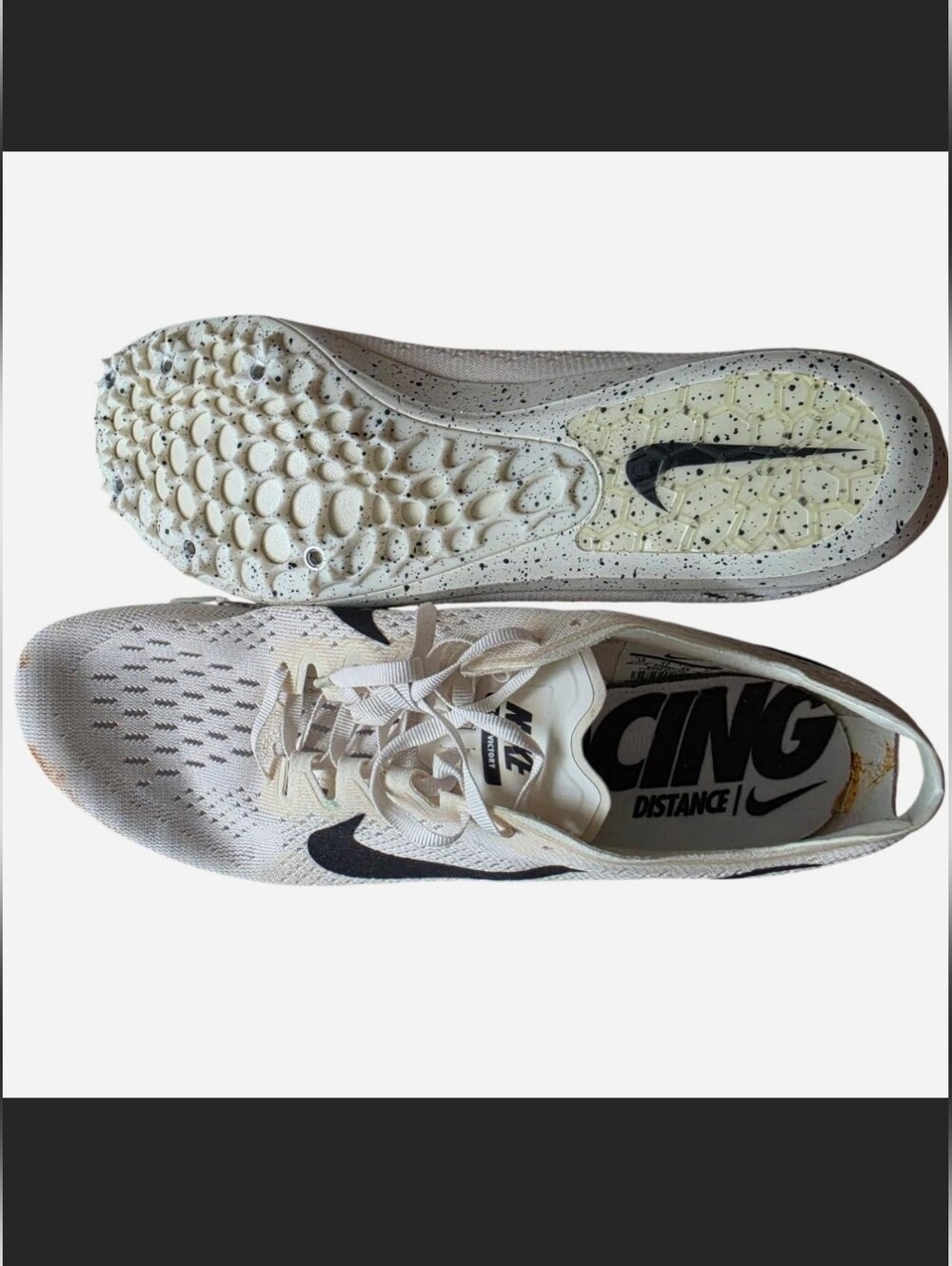 Nike Zoom Victory 3 Track Running Spikes "Phantom Oil Grey" Size 12